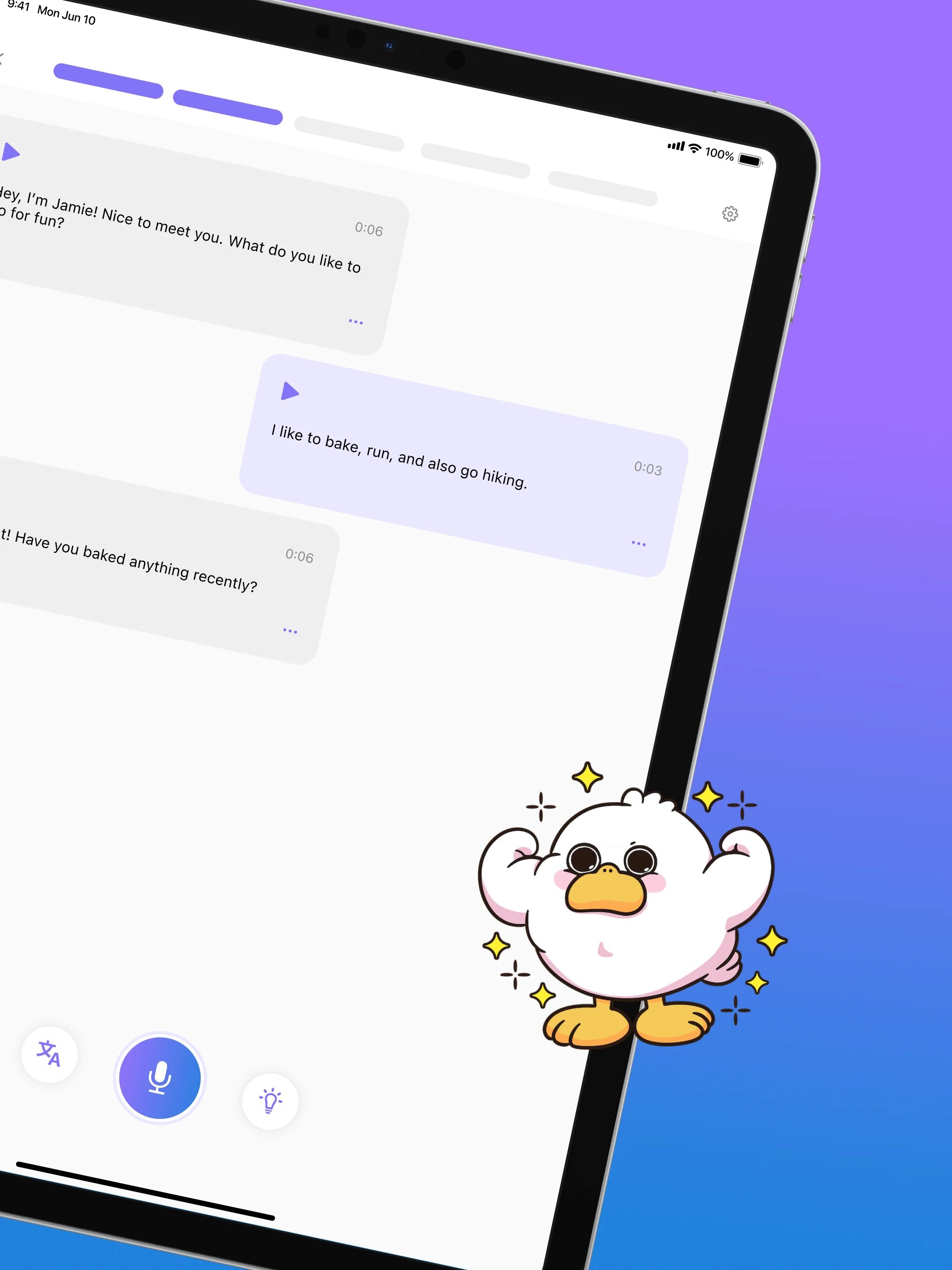 Toko: AI English Tutor screenshot
