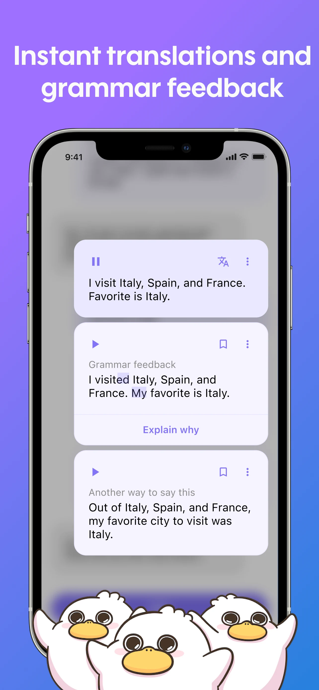 Toko: AI English Tutor screenshot