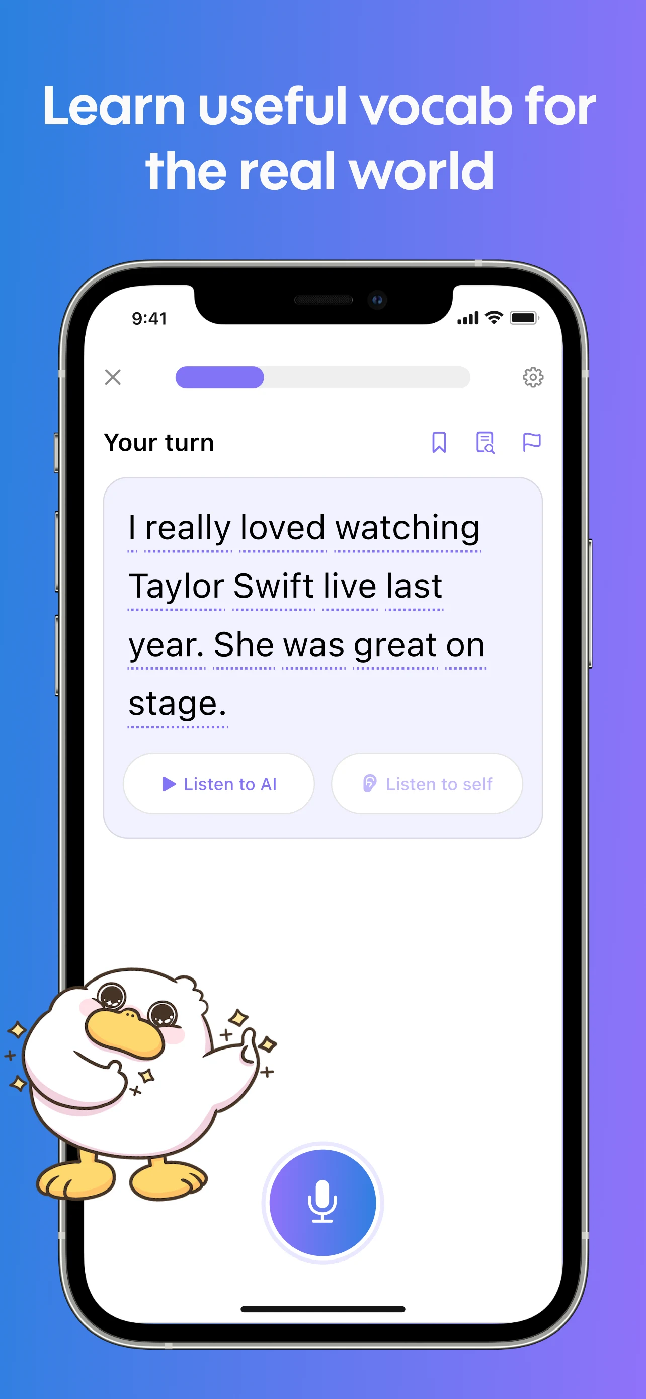 Toko: AI English Tutor screenshot