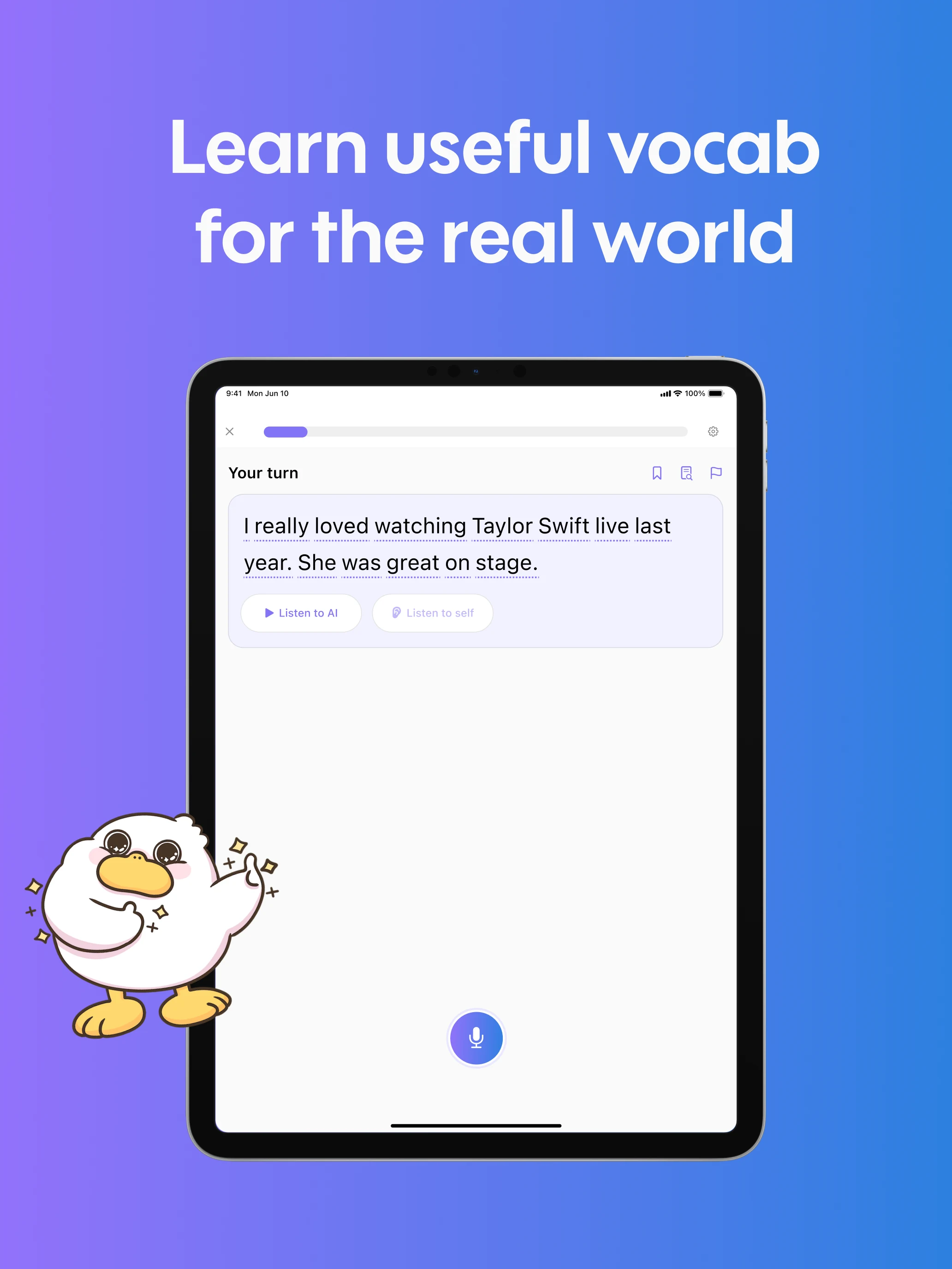Toko: AI English Tutor screenshot