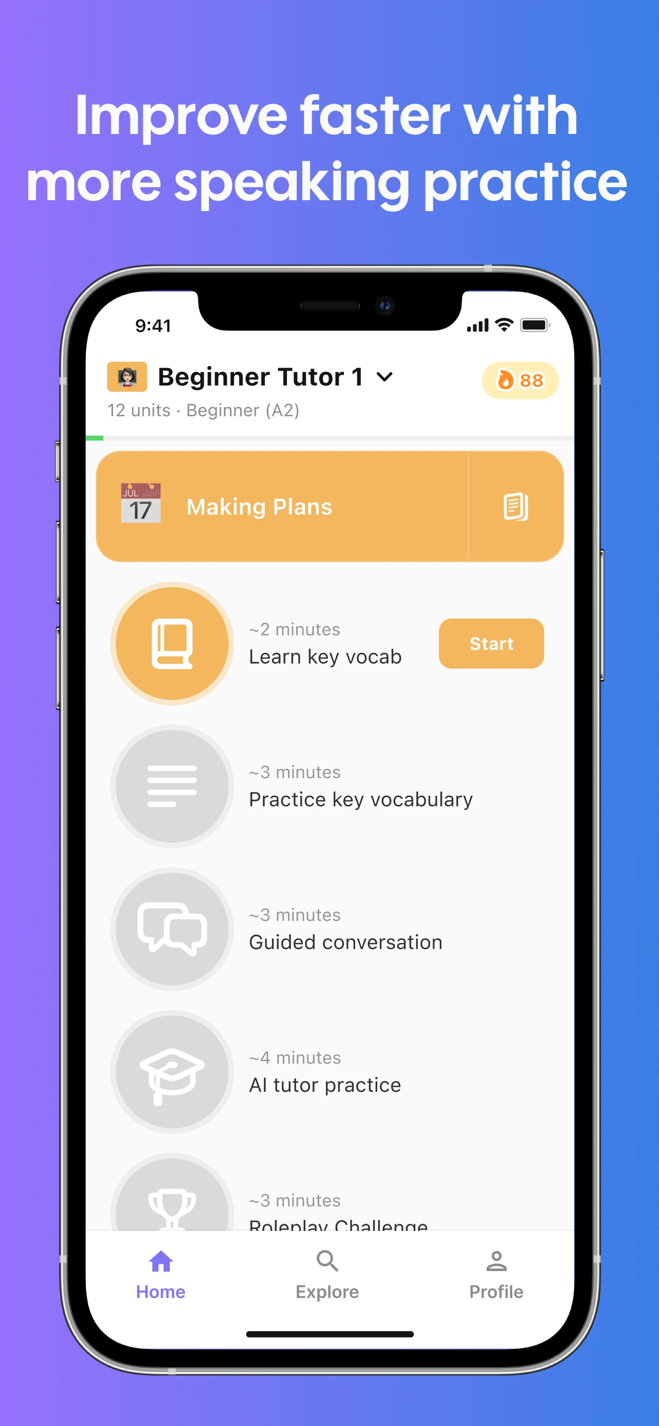 Toko: AI English Tutor screenshot