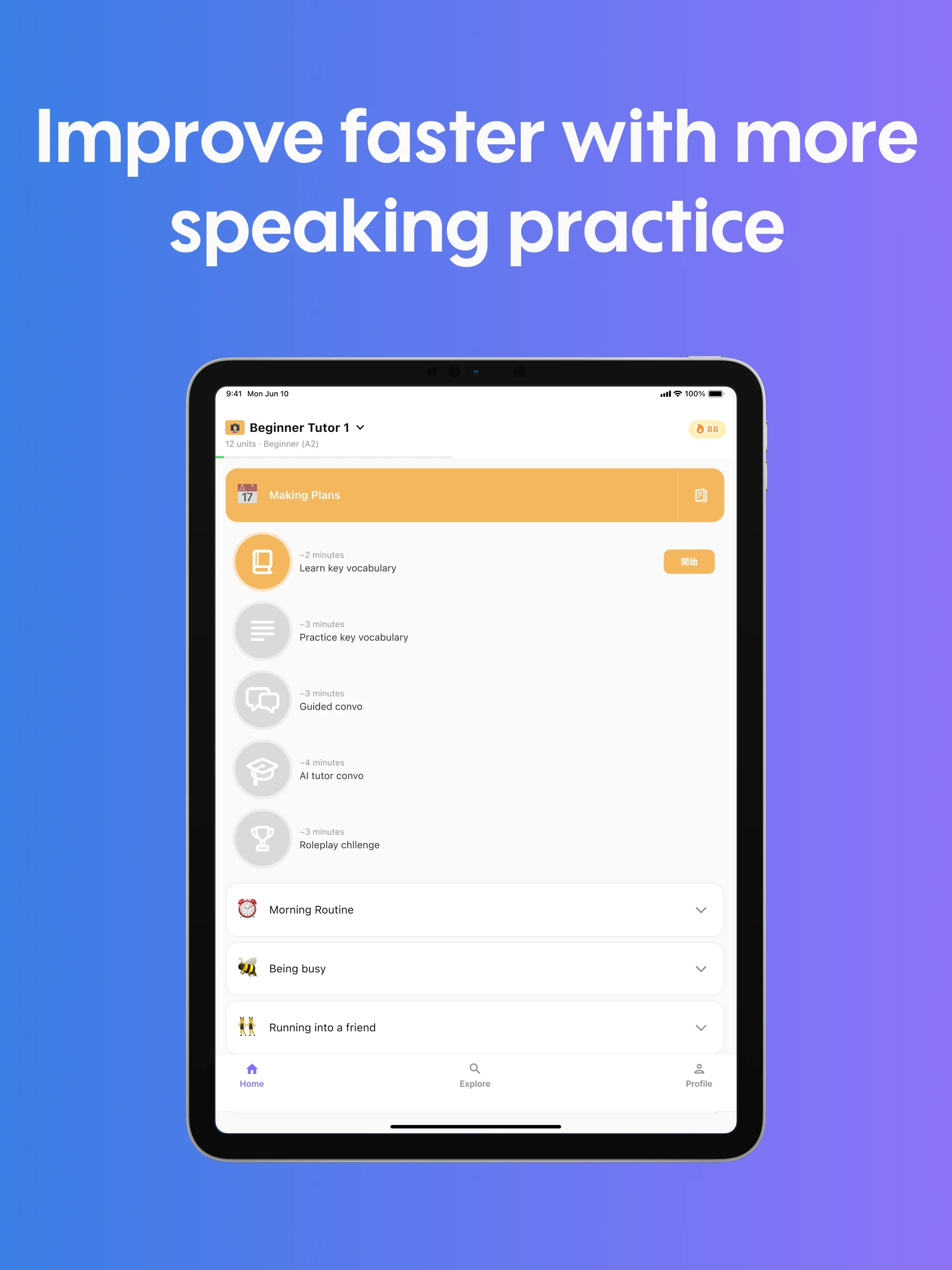 Toko: AI English Tutor screenshot